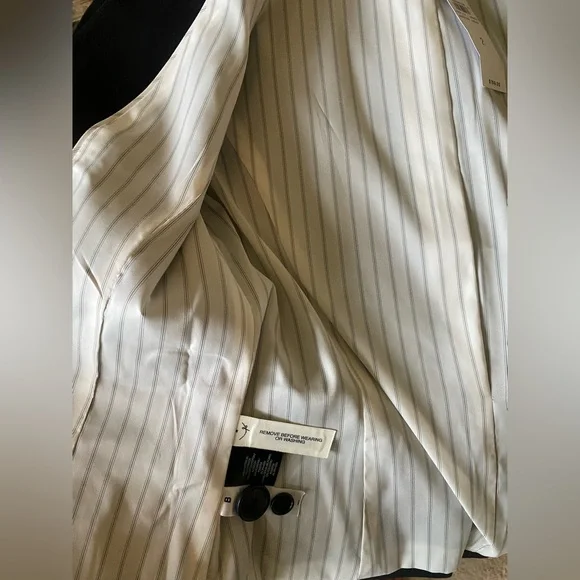 Ann Taylor NWT SKIRT SUIT SET - Sleek Black Blazer & Skirt - Picture 6 of 10